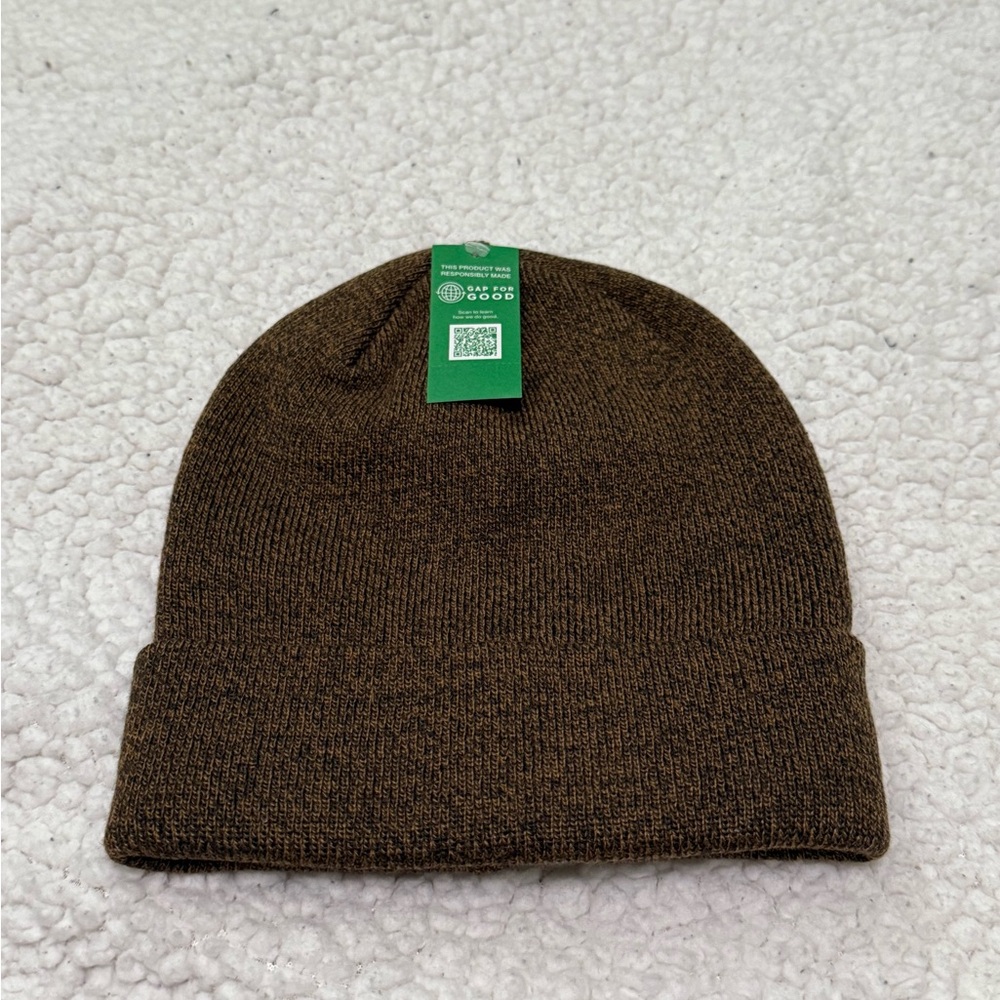 GAP Dark Brown Knit Beanie